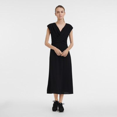 Longchamp Dress Black - Crepe outlook