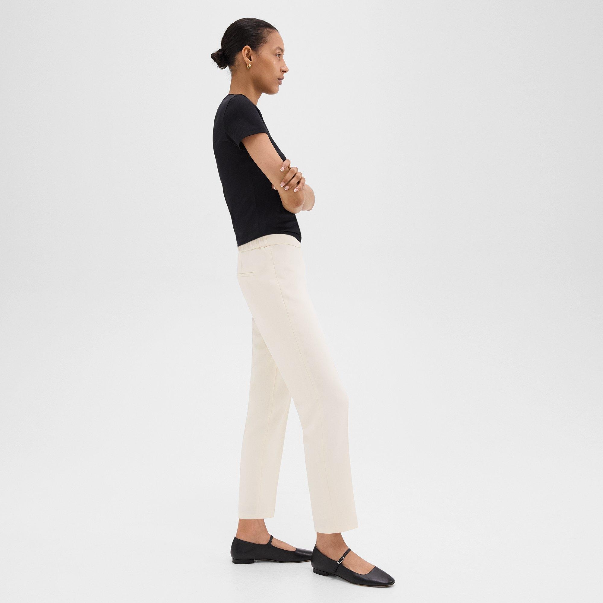 Treeca Pull-On Pant in Admiral Crepe - 3