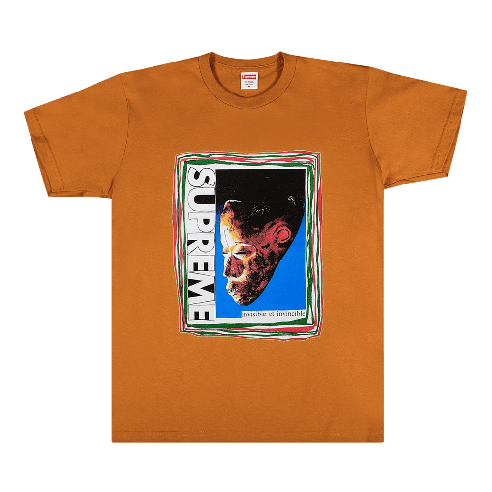Supreme Supreme Mask Tee 'Burnt Orange' | goat | REVERSIBLE