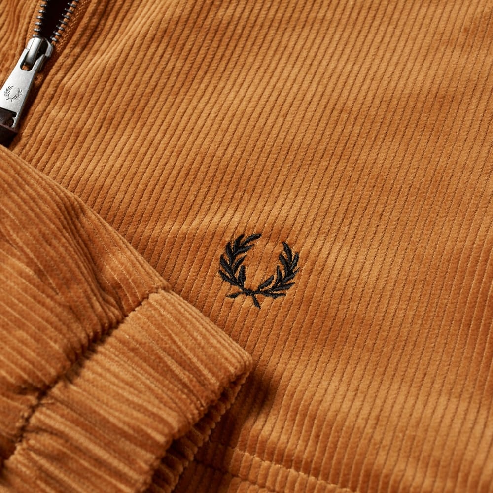 Fred Perry Cord Quarter Zip Jacket - 3