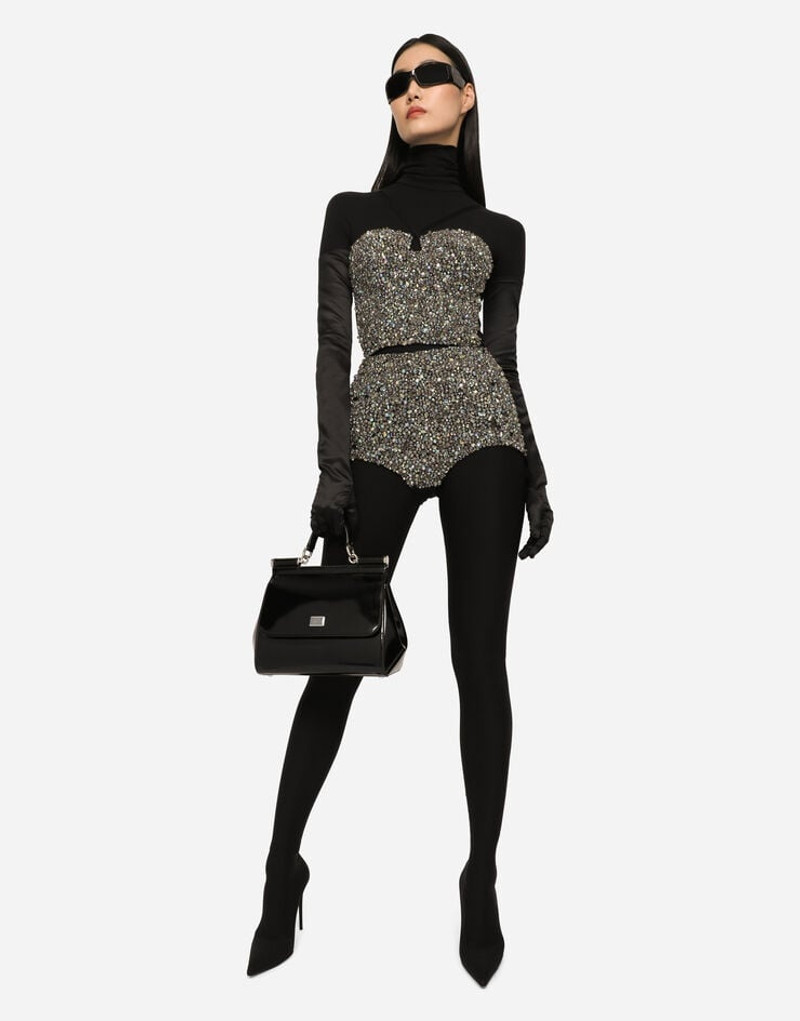 Dolce & Gabbana Medium Sicily bag in polished calfskin outlook