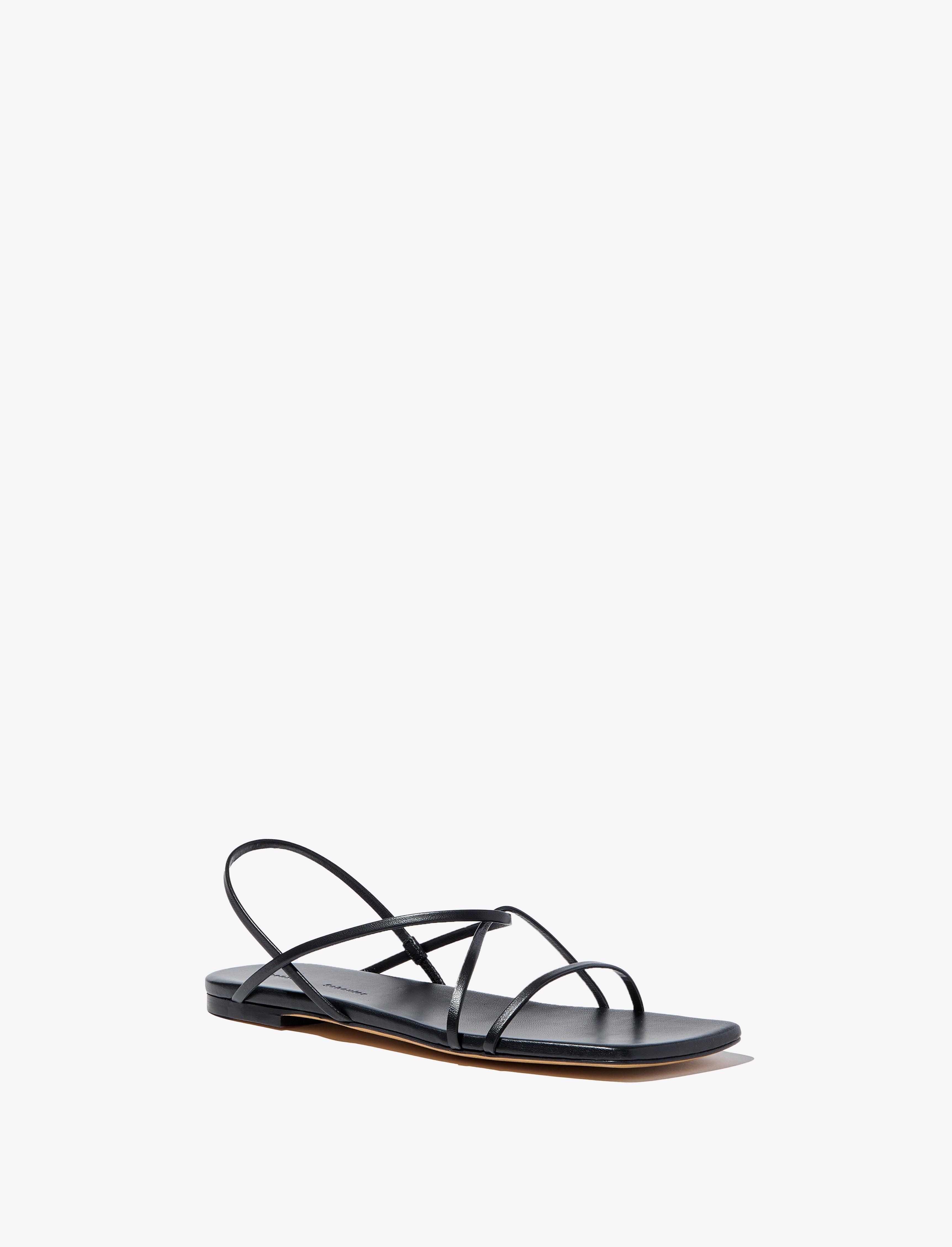 Square Flat Strappy Sandals - 2