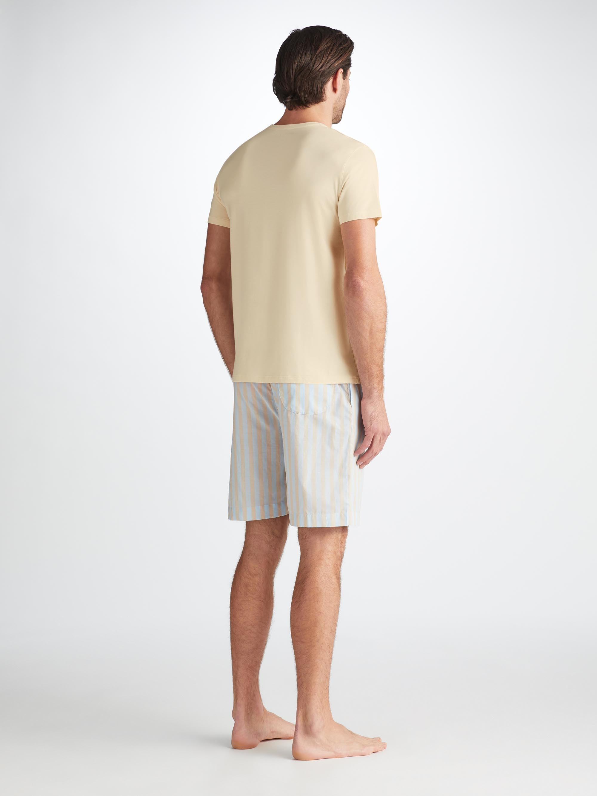 Men's T-Shirt Basel Micro Modal Stretch Ecru - 4