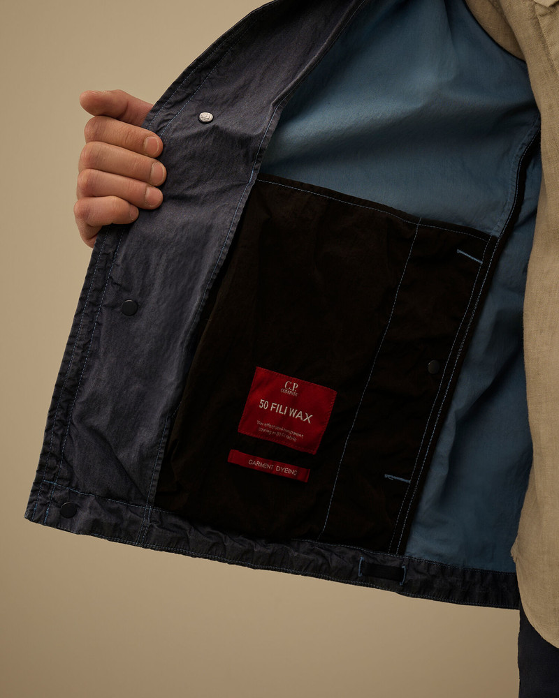 50 Fili Wax Zipped Lens Overshirt 7