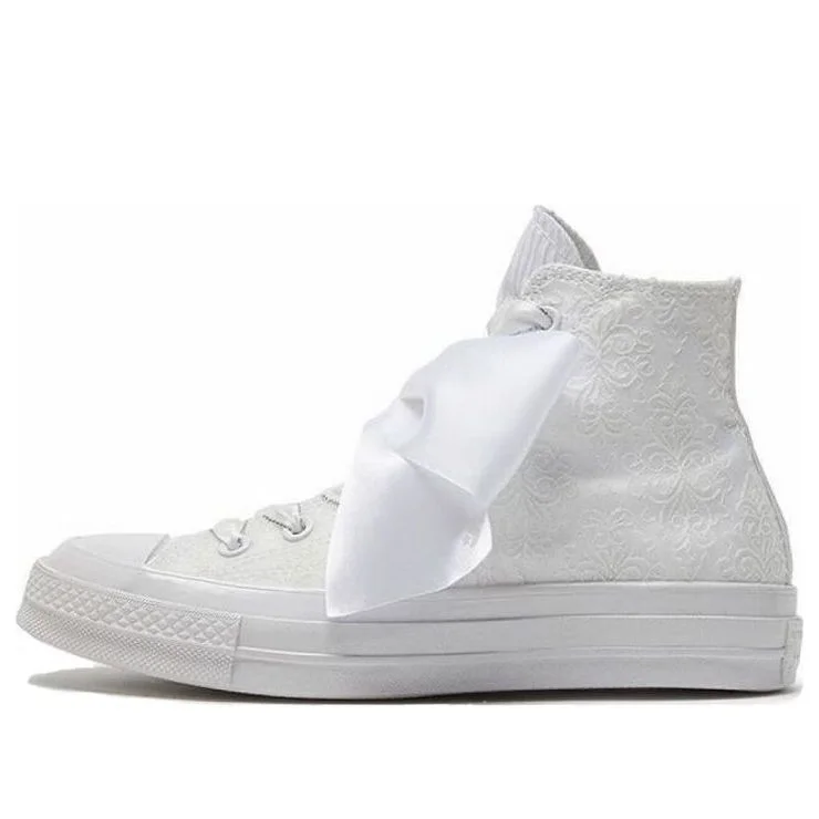 (WMNS) Converse Chuck Taylor 70S High Tops 'Floral Embroidered White' A07078C - 1