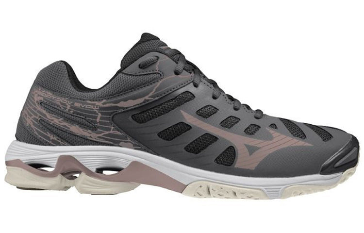 (WMNS) Mizuno Wave Voltage 'Grey Pink' V1GC216035 - 2