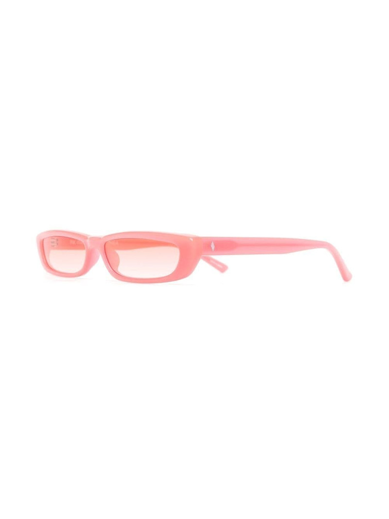 LINDA FARROW x The Attico Thea square-frame sunglasses outlook