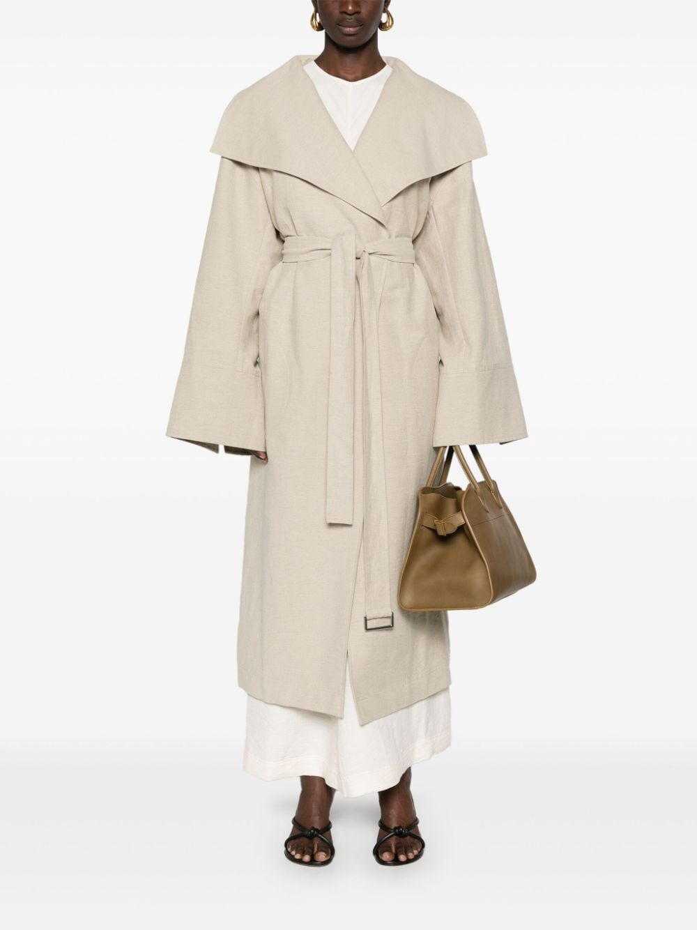 Toteme Women Signature Linen Blend Coat - 4