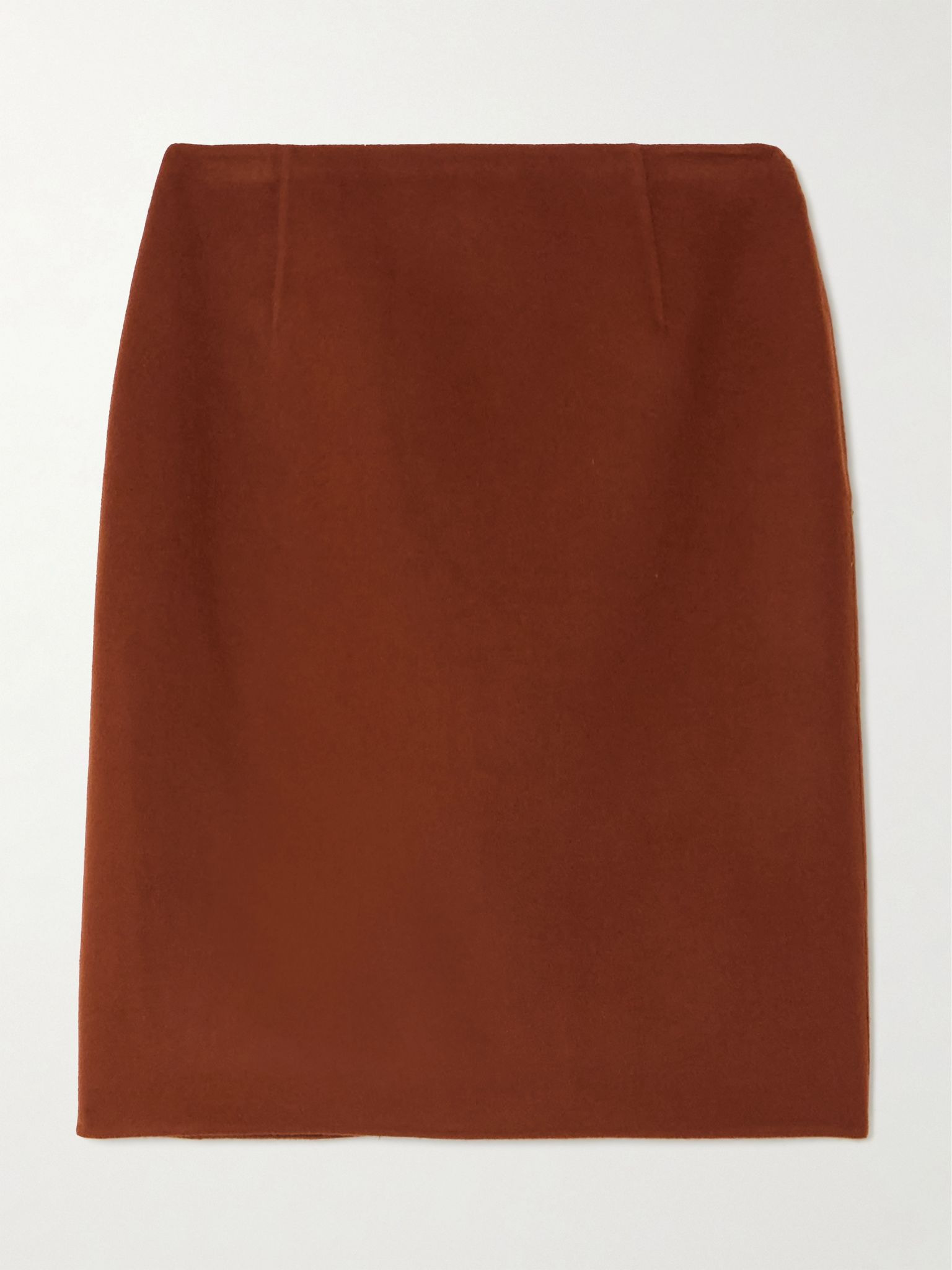 Vivian cashmere-blend mini skirt Brown - 1