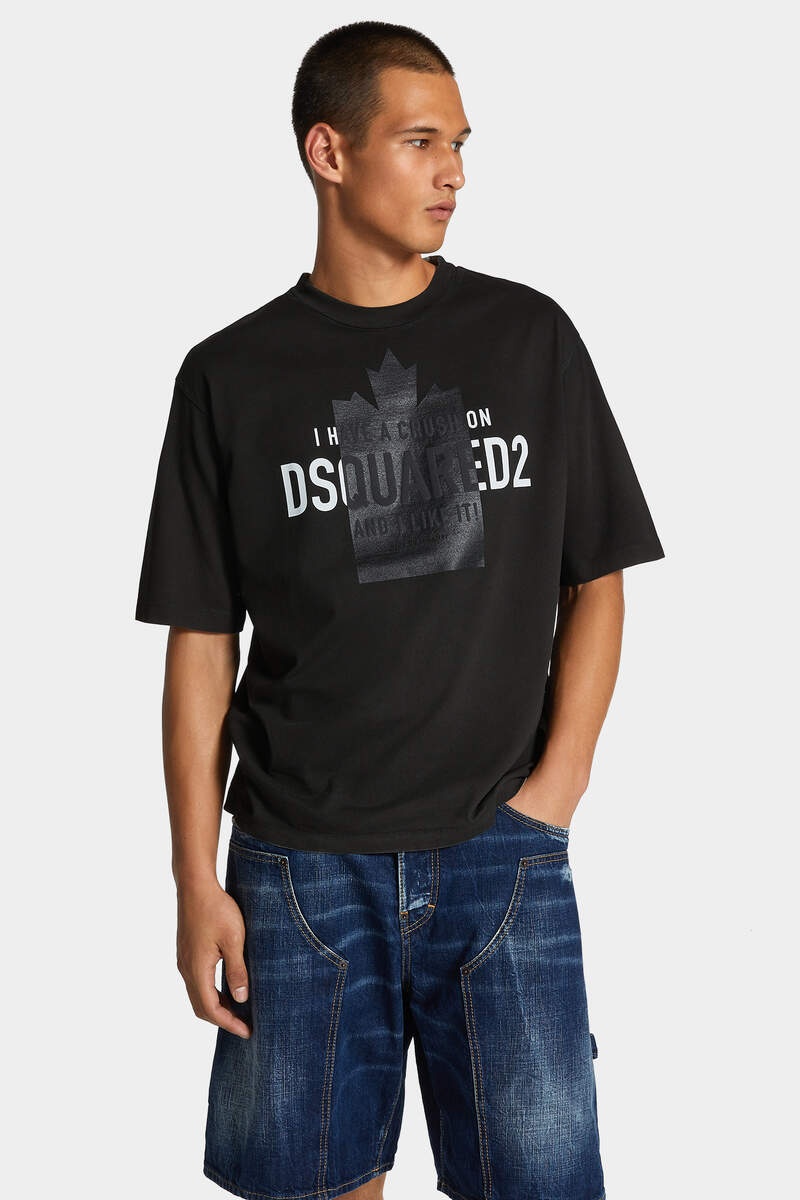 SPRAY DYED LOOSE FIT CRUSH T-SHIRT - 3
