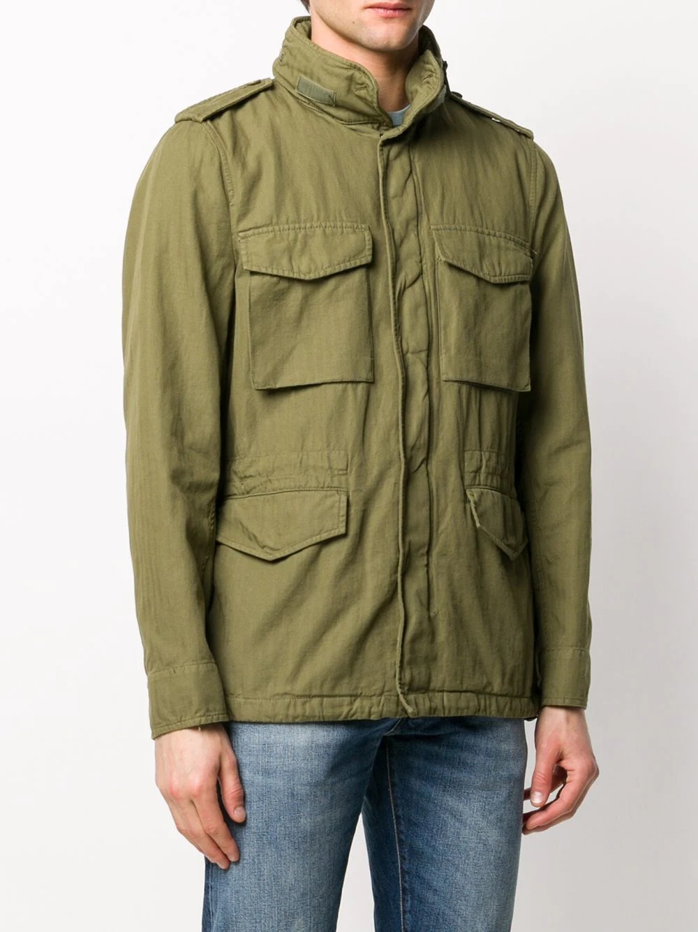 hooded cargo jacket - 3