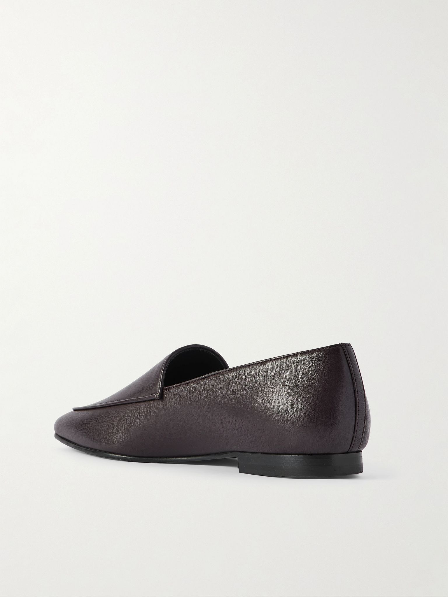 Cora leather loafers Chocolate - 3