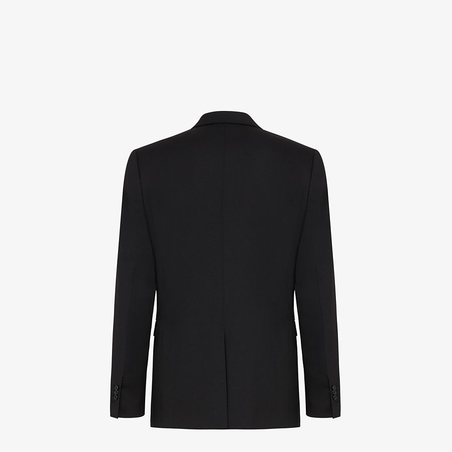 Black wool blazer - 2