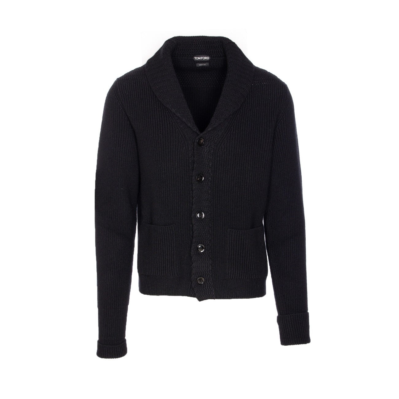 Tom Ford Men Cashmere Shawl Collar Cardigan - 1