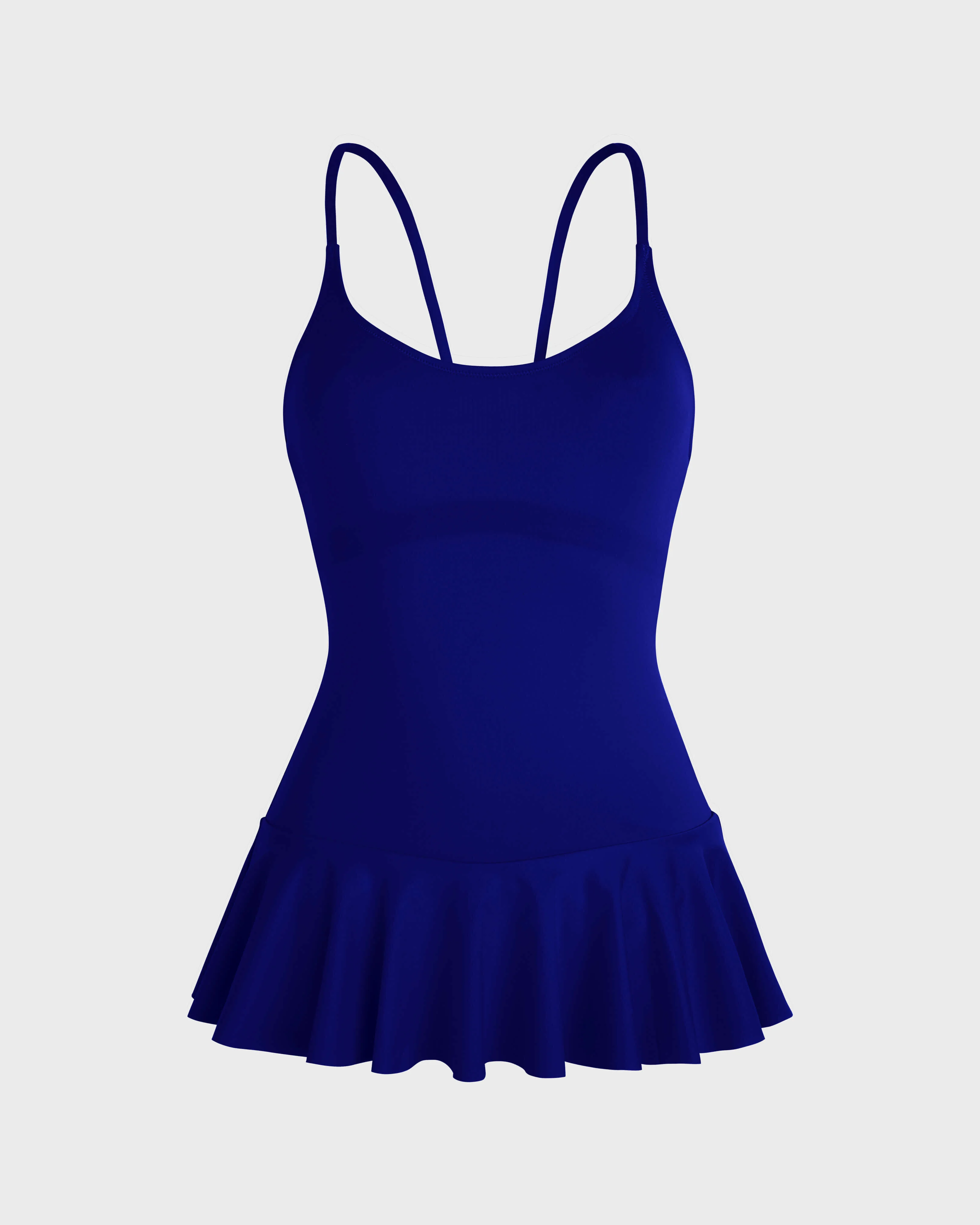 Women One-piece Swimsuit Solid - 1