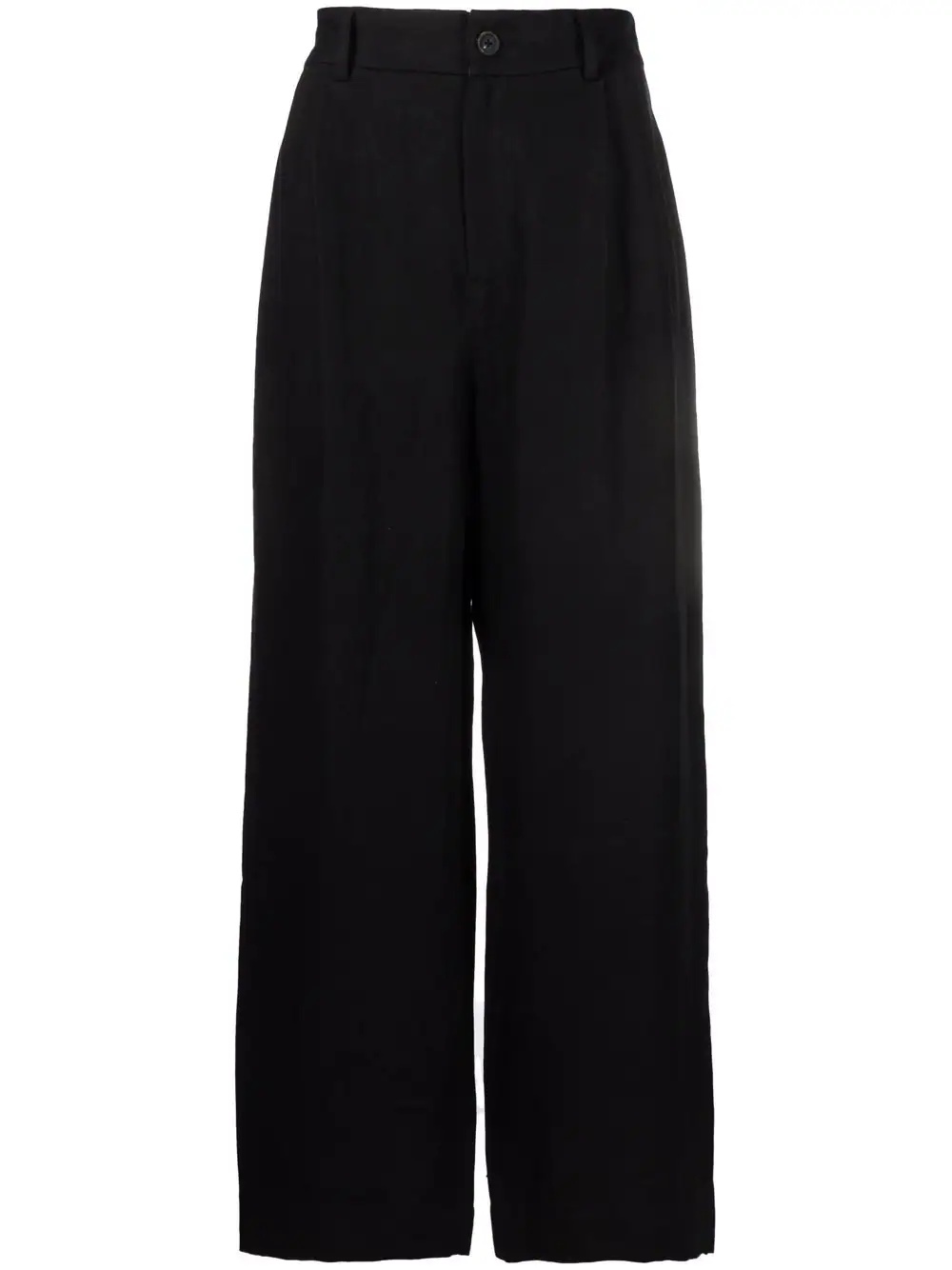 wide-leg linen trousers - 1