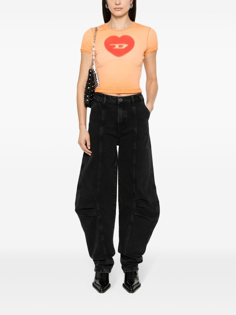 ROTATE tapered-leg organic cotton jeans outlook