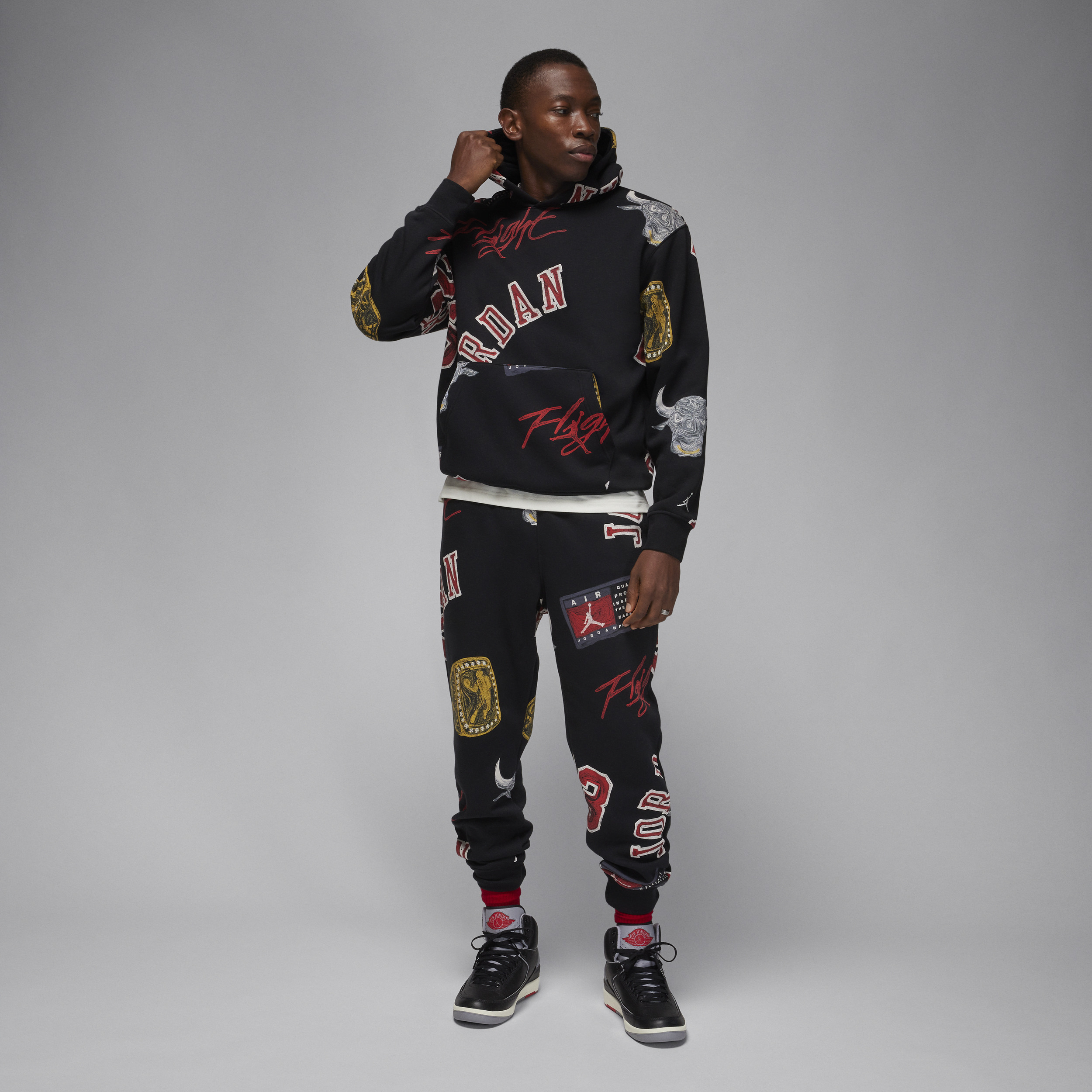 Men's Jordan Brooklyn Fleece Pullover Hoodie - 6