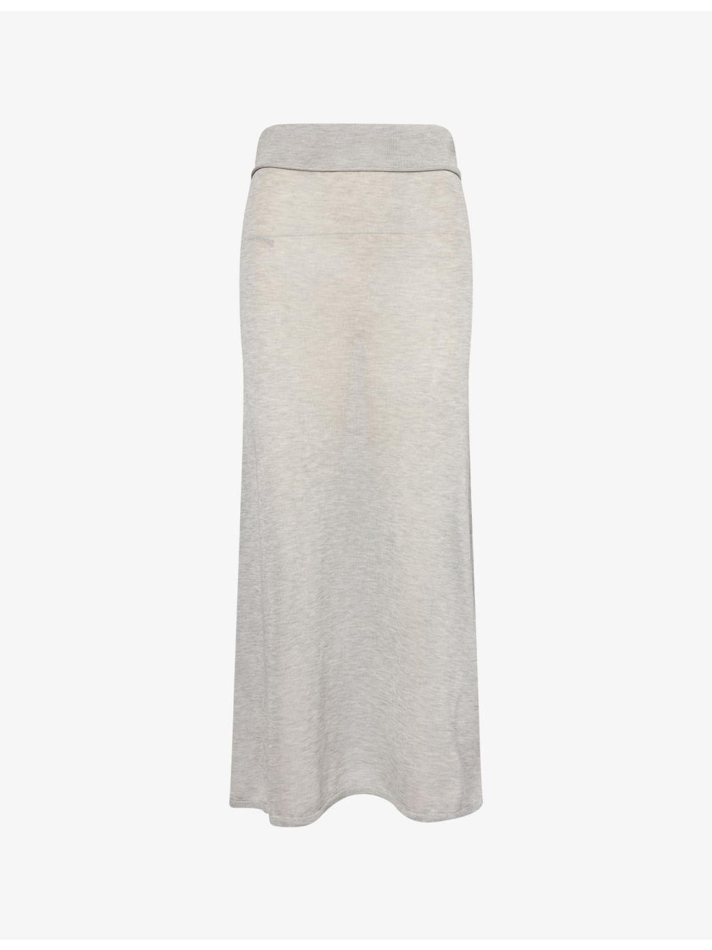 Sheer Fine-Knit Long Skirt - 1