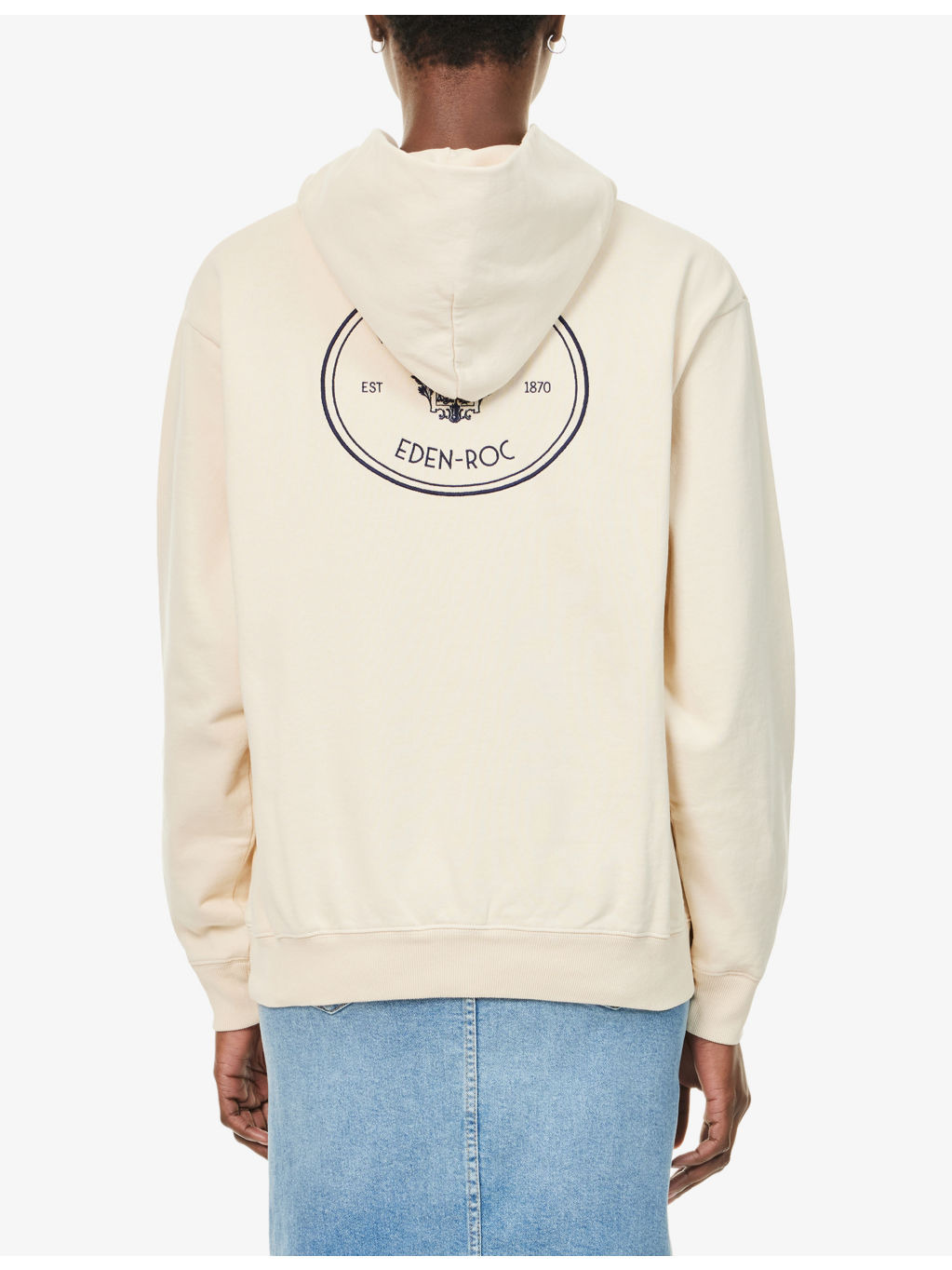 Eden Crest Embroidered Cotton Hoodie - 4