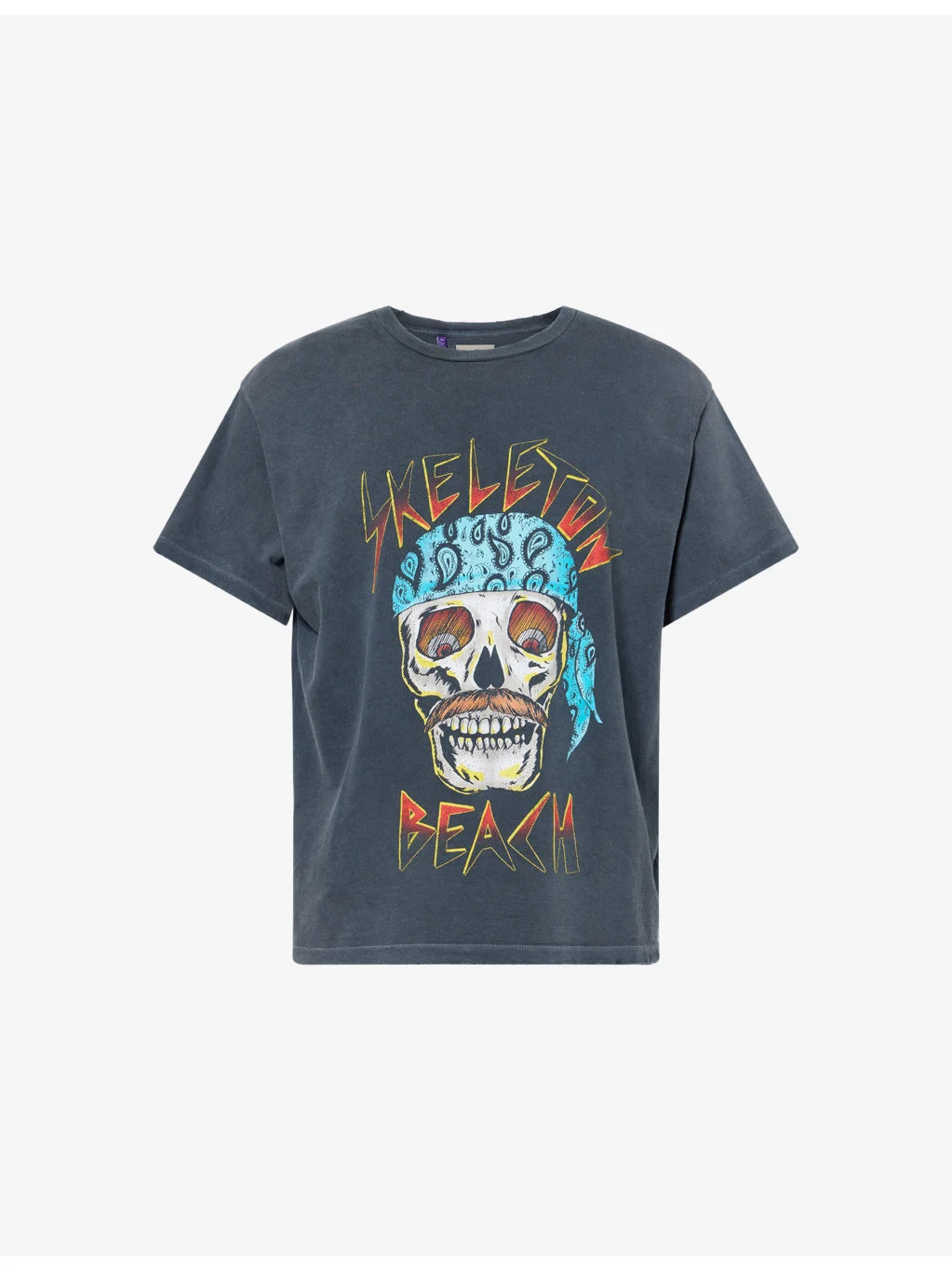 Skeleton Beach Graphic-Print Cotton T-Shirt - 1