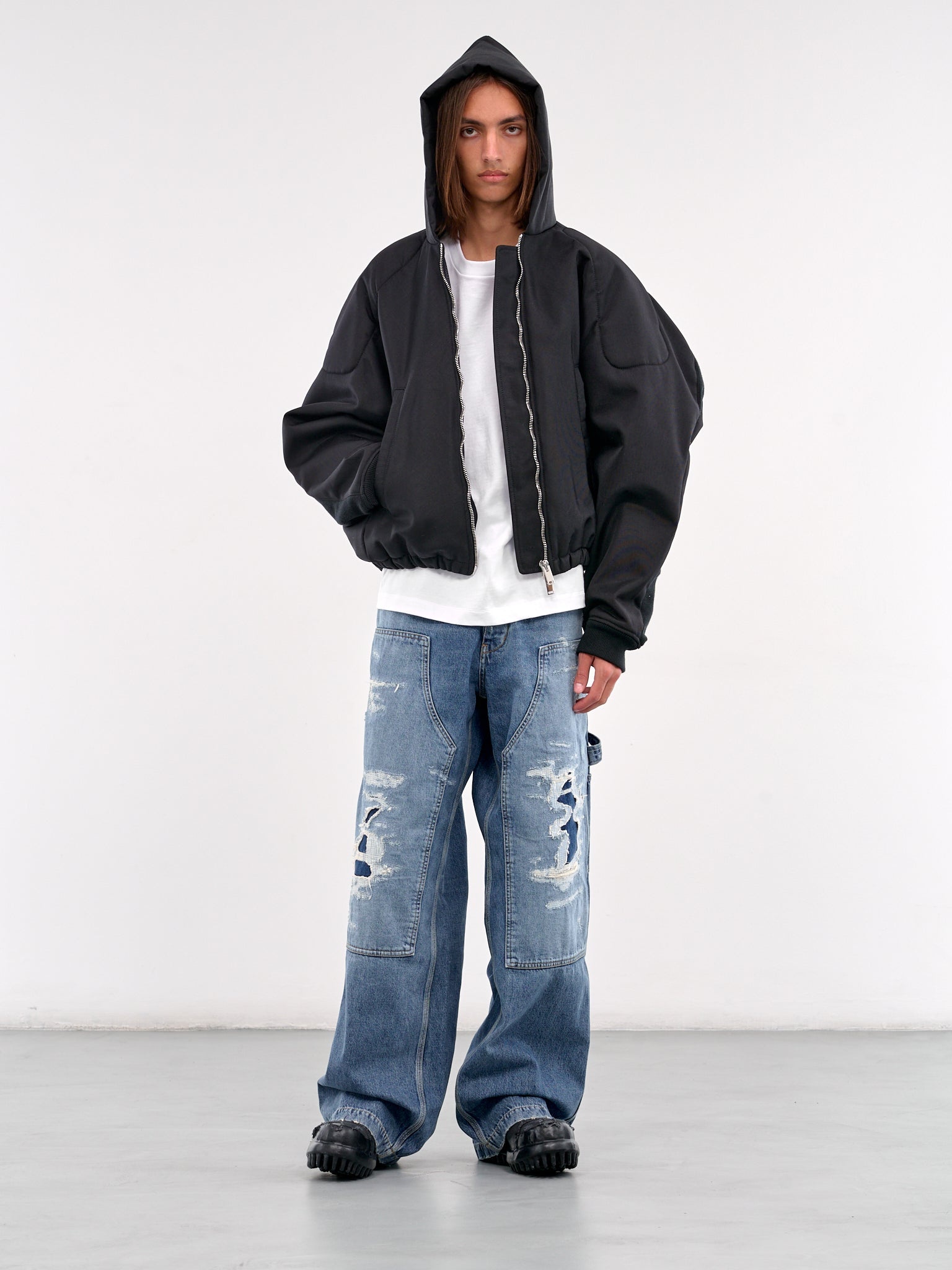 Wide Leg Carpenter's Jeans - 6