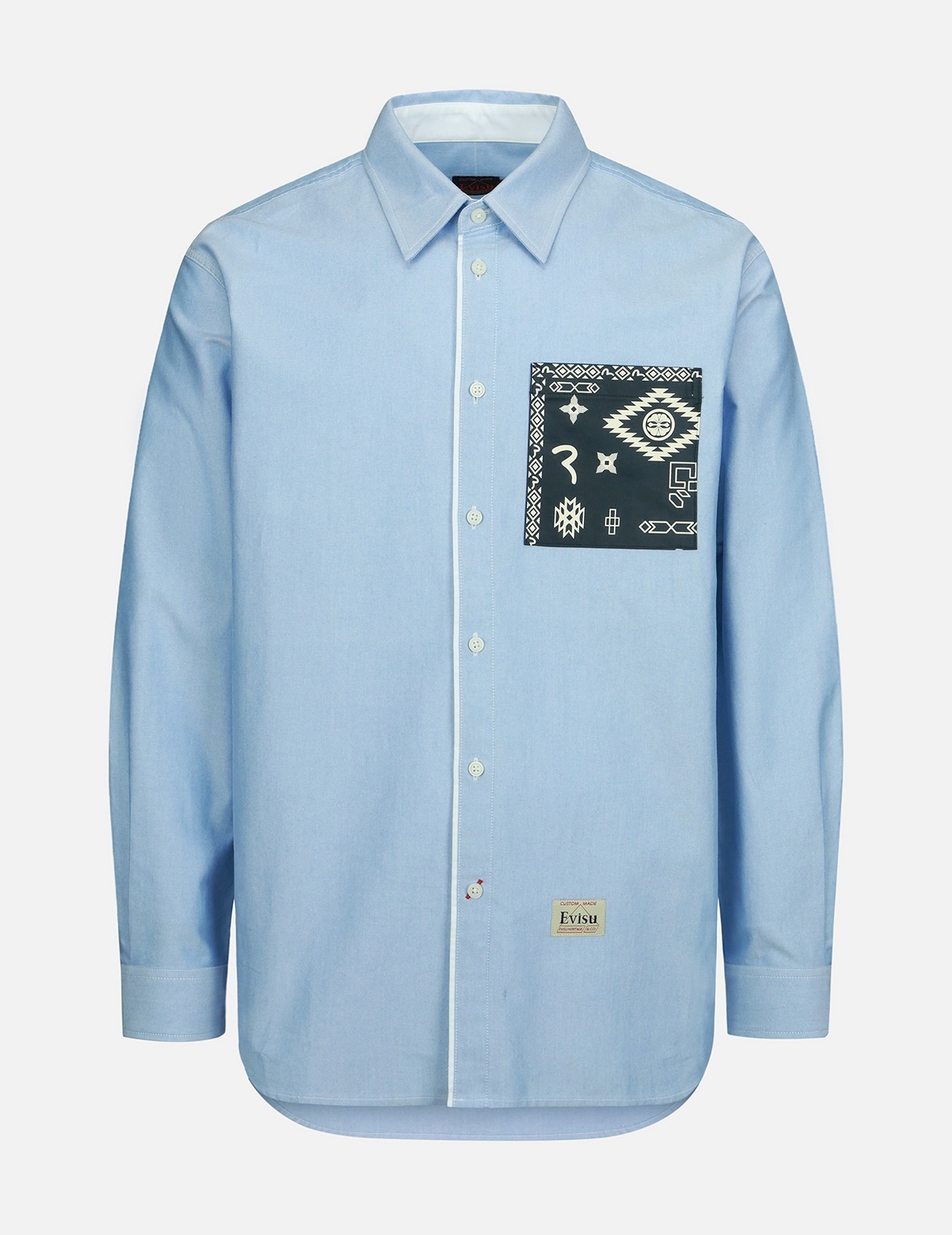 NOMADIC-PATTERN SEAGULL APPLIQUÉ OXFORD SHIRT - 2