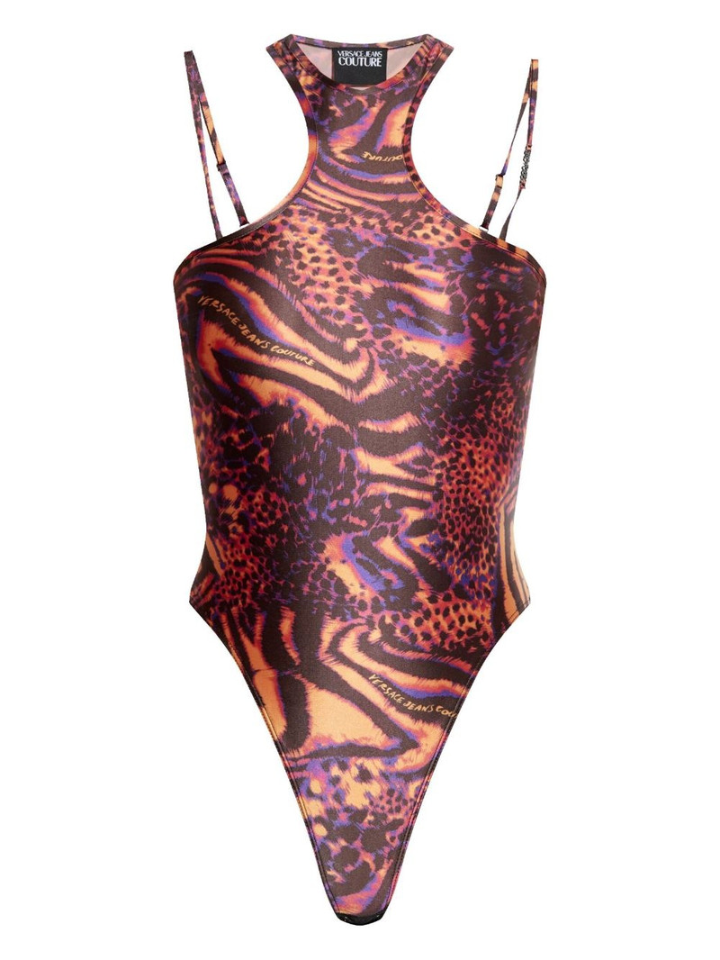 animal-print bodysuit 1