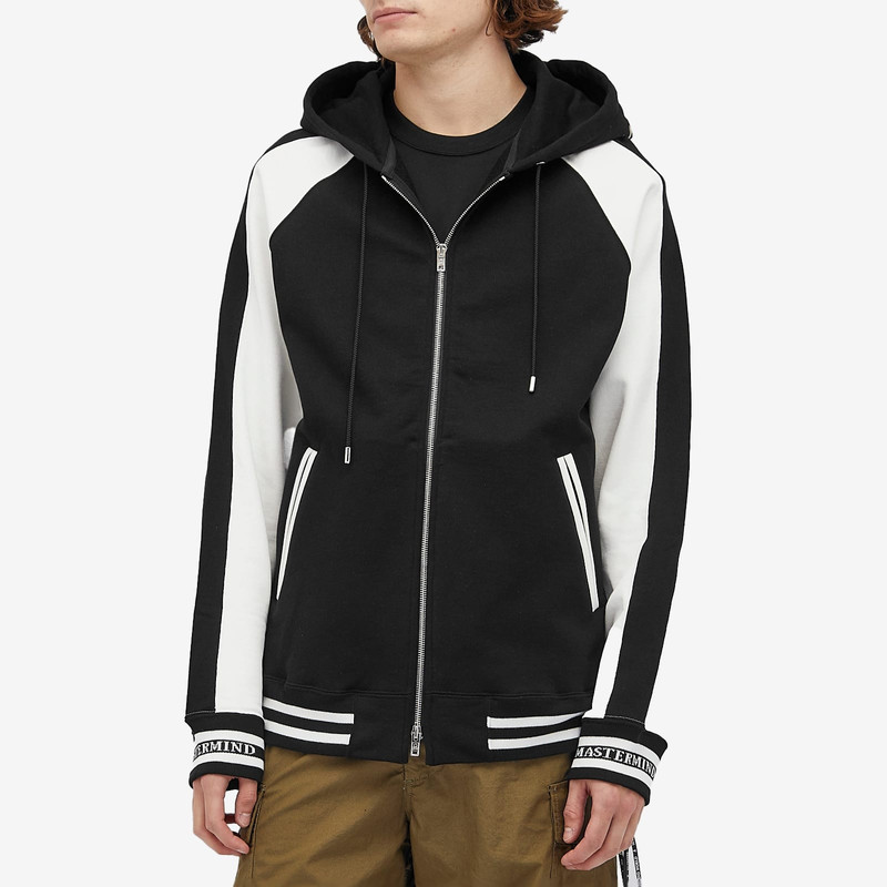MASTERMIND WORLD MASTERMIND WORLD Panel Souvenir Zip Hoodie outlook