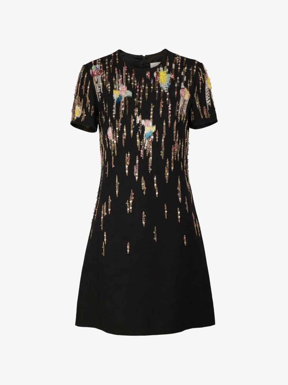 sequin-embellished mini dress - 1