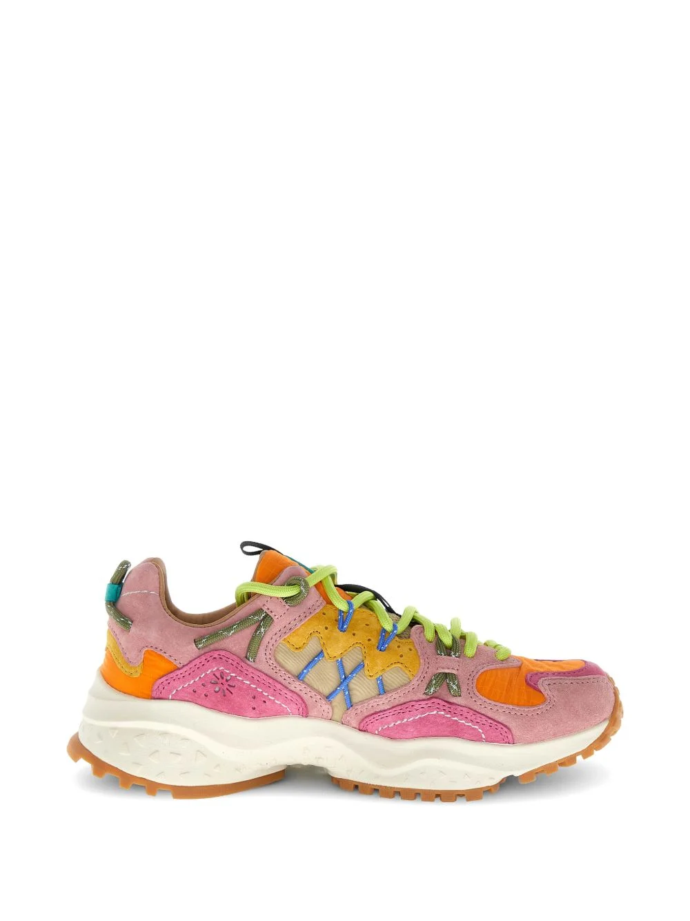nubuck leather sneakers - 1