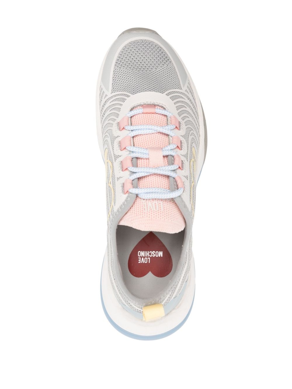 logo-patch panelled sneakers - 4
