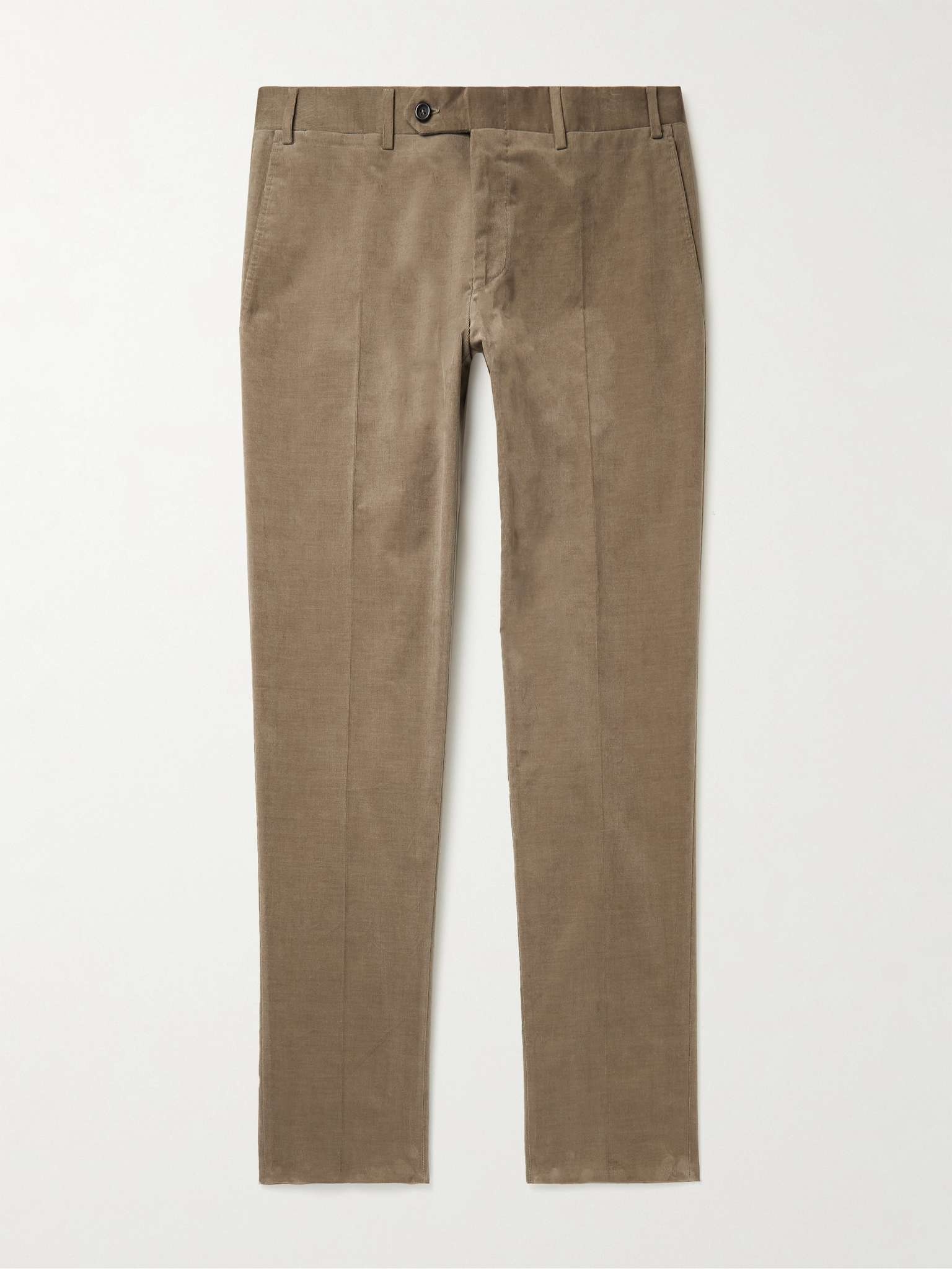 Slim-Fit Stretch-Cotton Corduroy Suit Trousers - 1