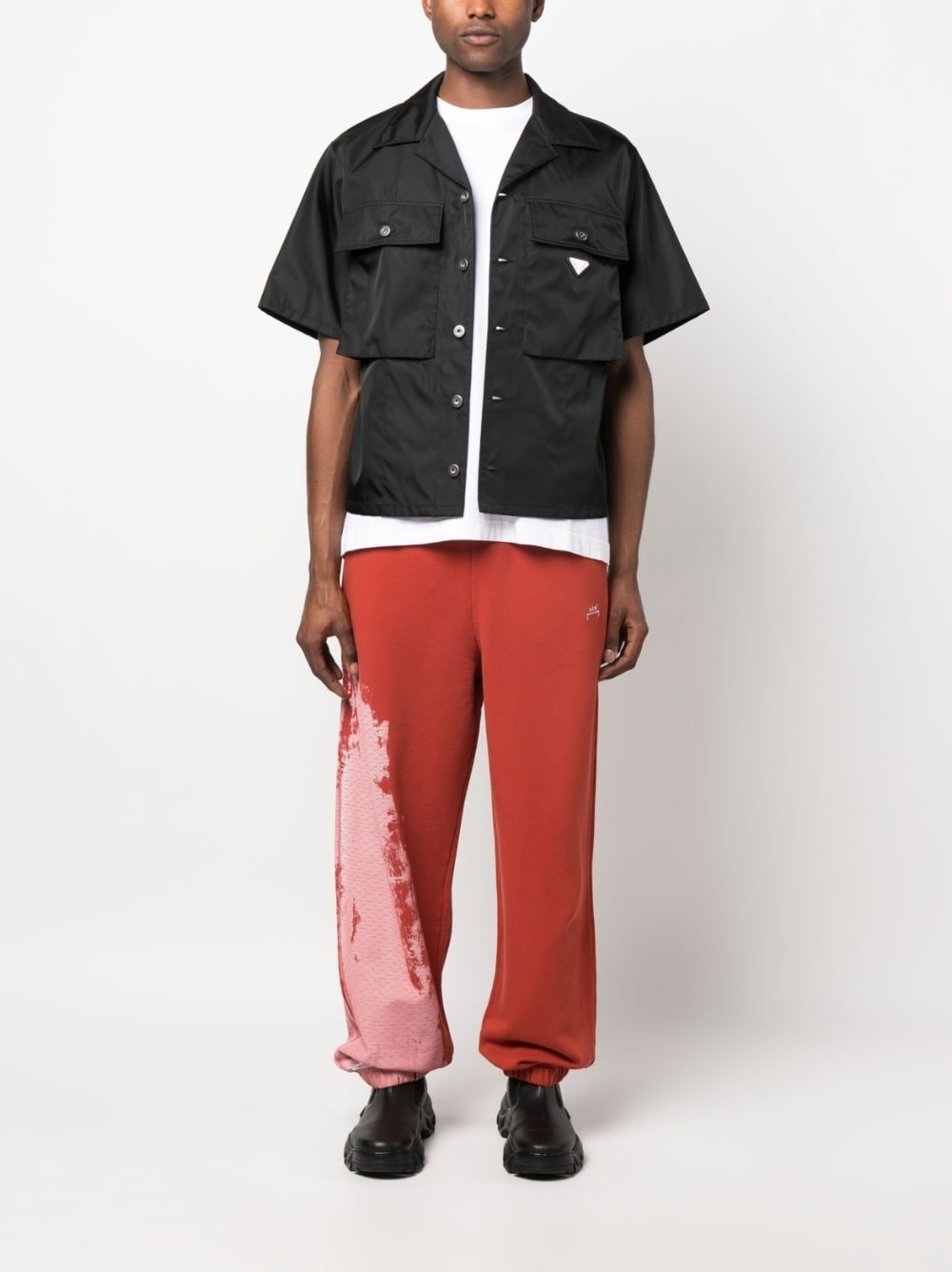 tie-dye pattern track pants - 2