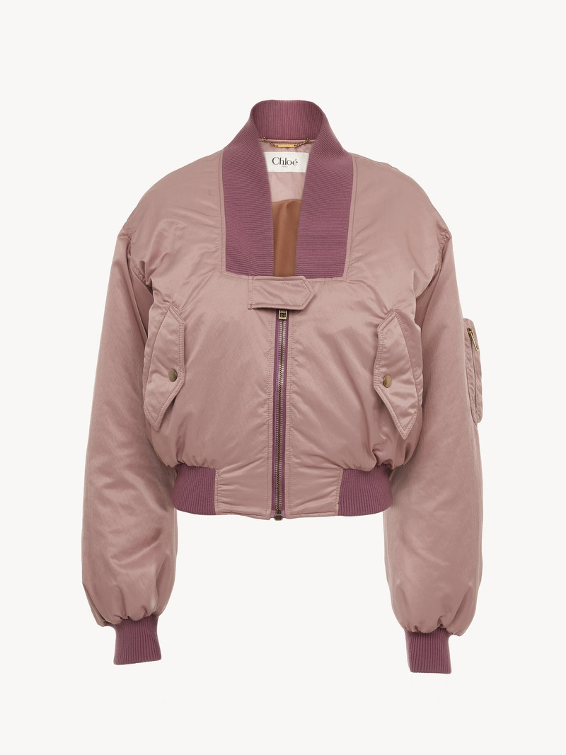 Chloé BOMBER JACKET IN NYLON outlook