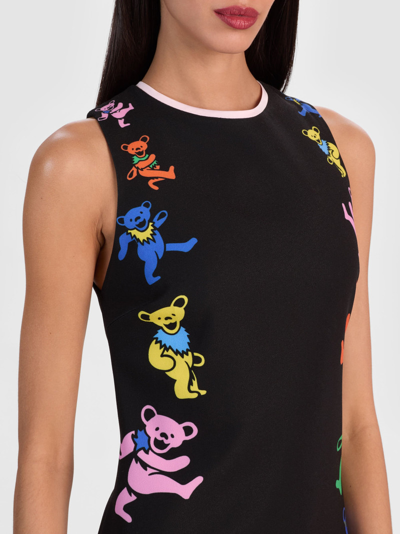 Alice + Olivia A+O X GRATEFUL DEAD CLYDE MINI DRESS outlook