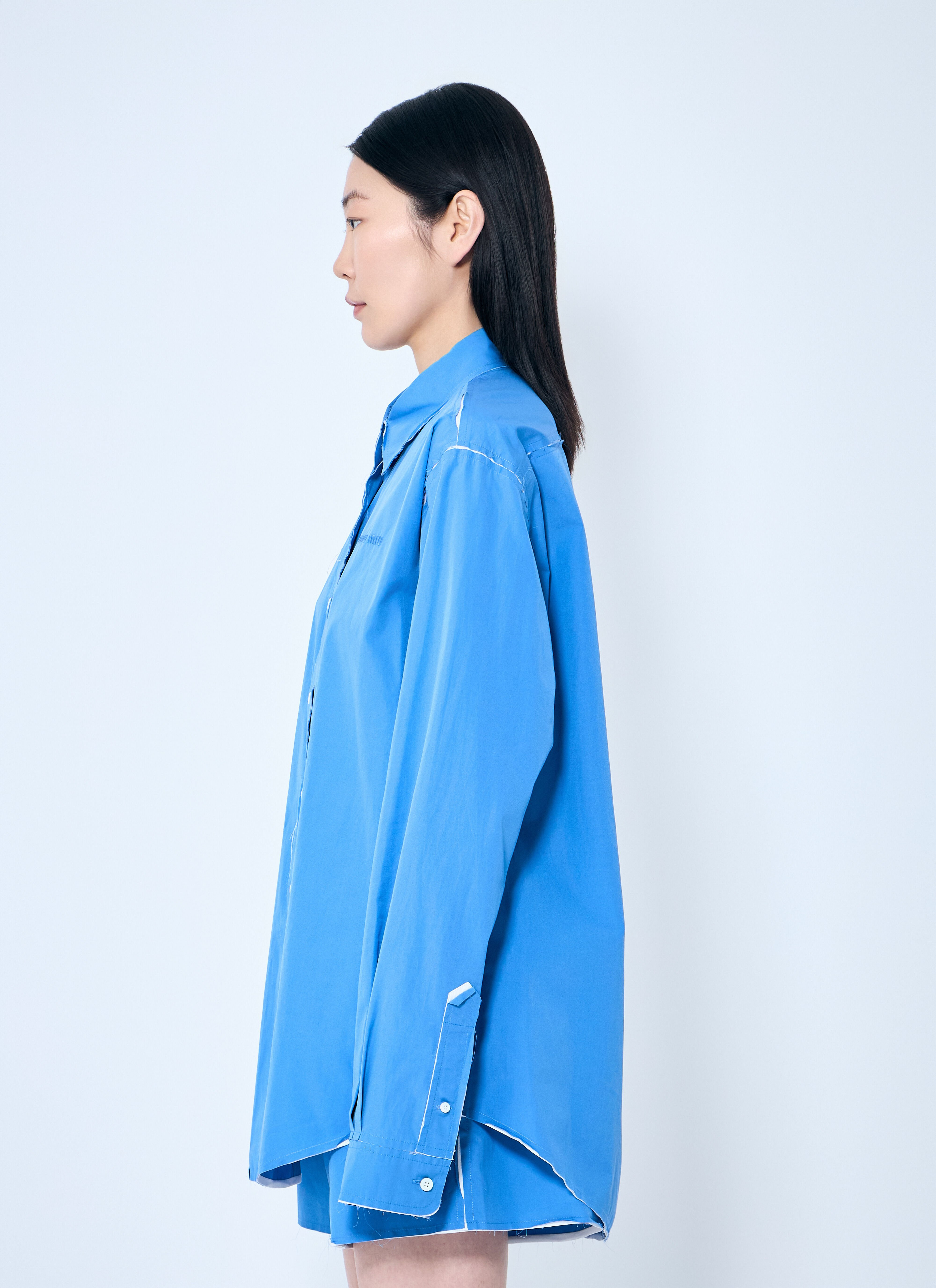 Raw Trims Poplin Shirt - 3