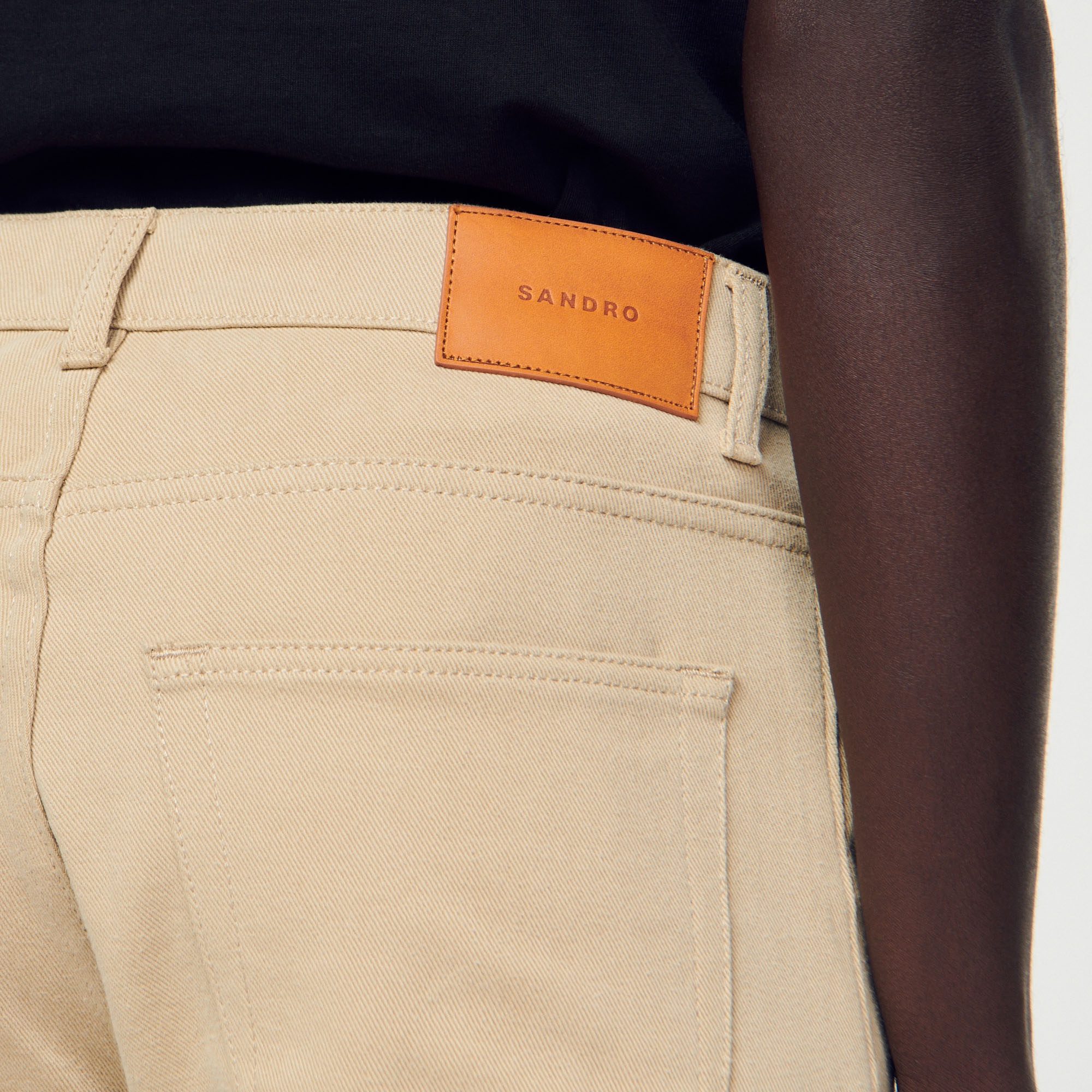 Straight cotton jeans - 4