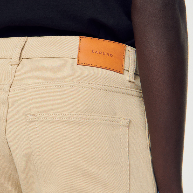 Straight cotton jeans 4