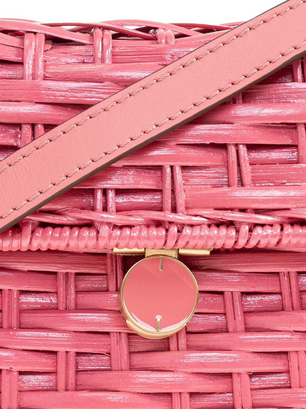 woven top-handle mini bag - 4