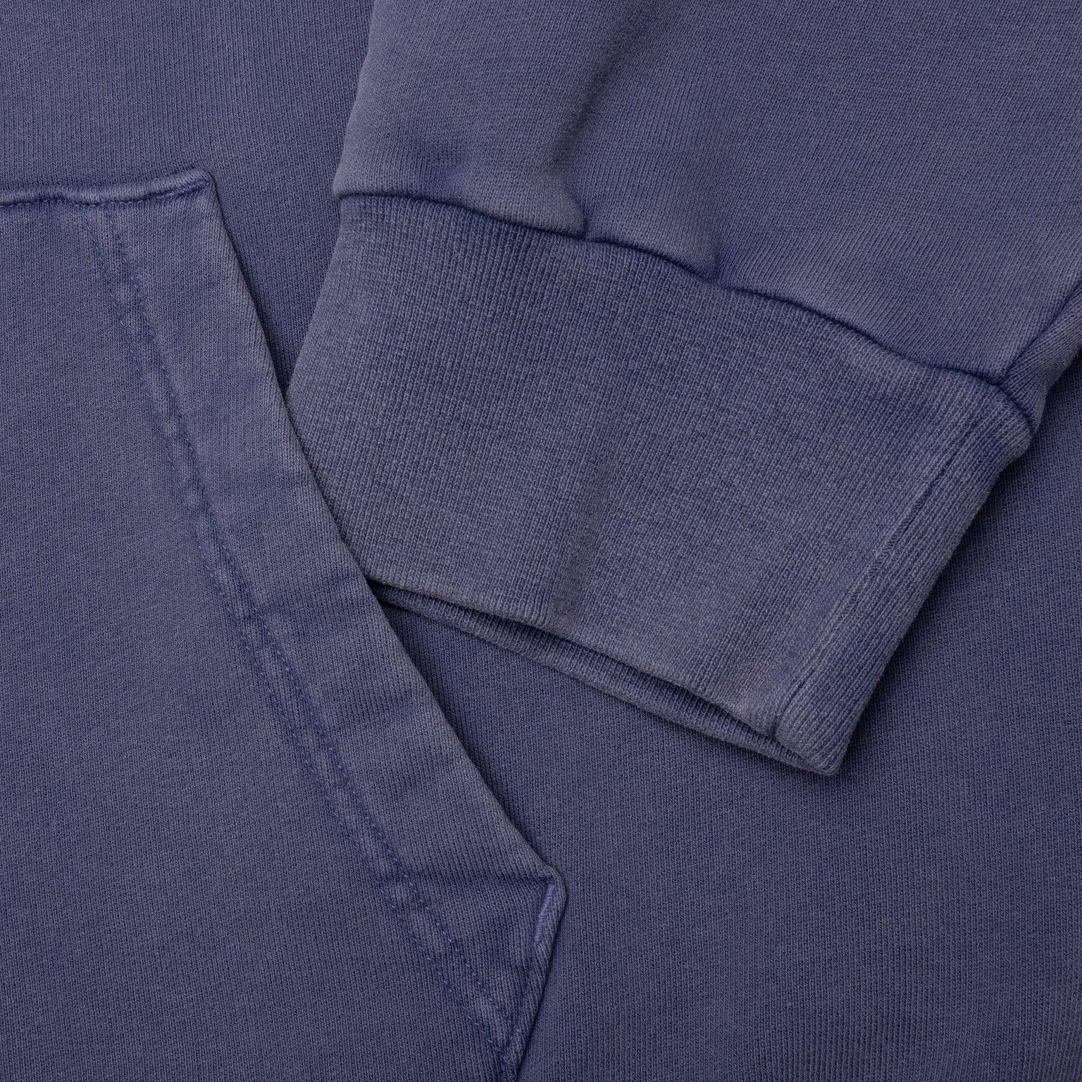 SHADOW OVERSIZED HOODIE - MEDIUM BLUE - 4