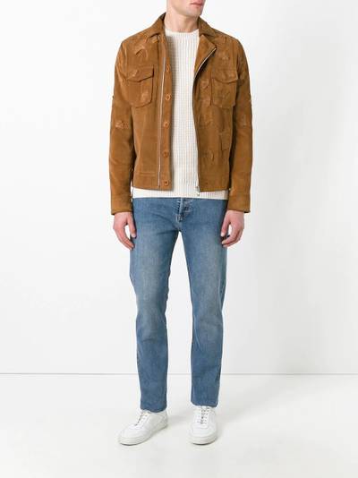 A.P.C. washed effect straight leg jeans outlook