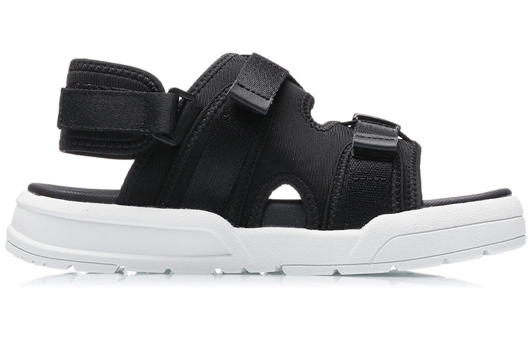 (WMNS) Li-Ning Coca Sandals 'Black White' AGLR026-1 - 2