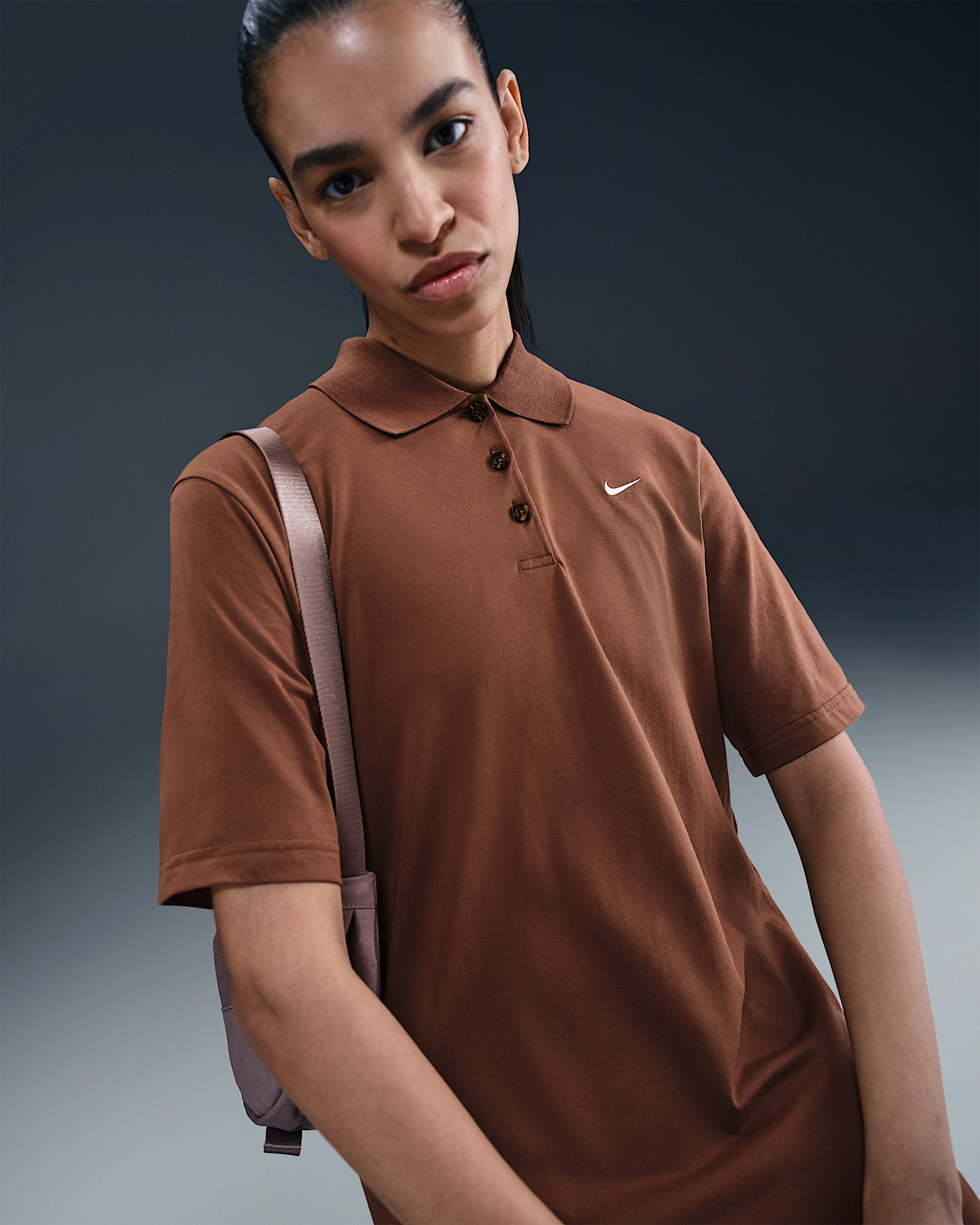 Nike Sportswear Essential Women's Short-Sleeve Polo Dress - 3
