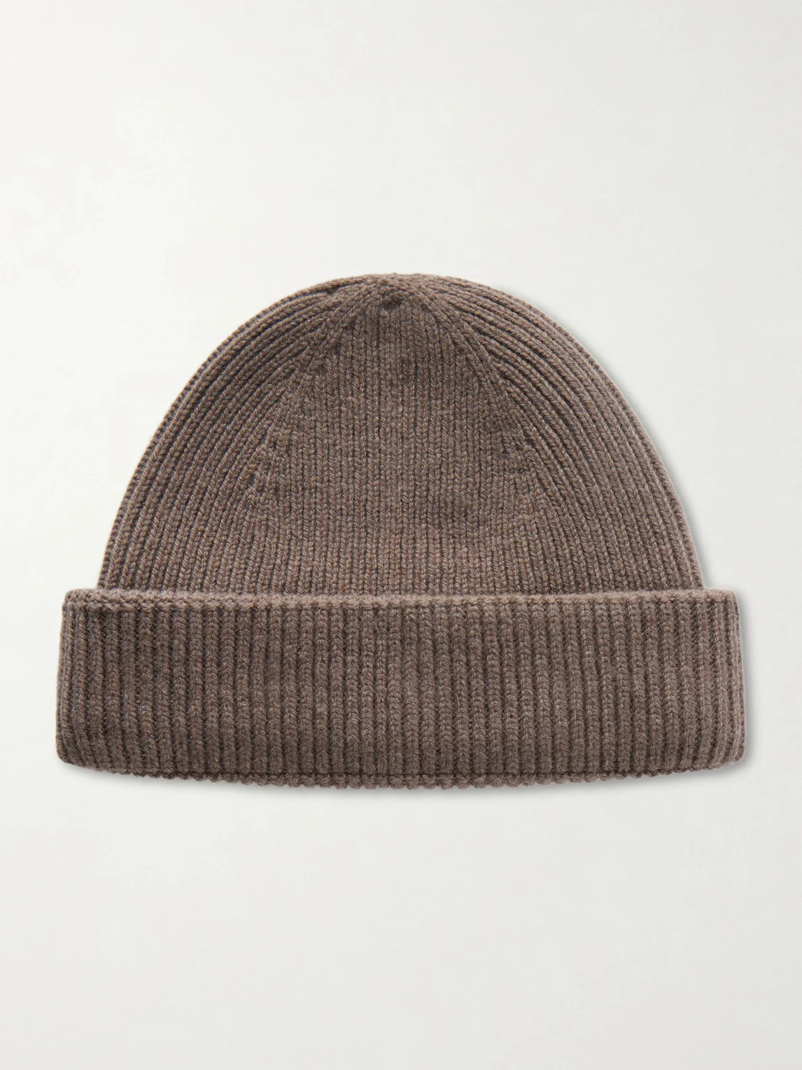 Sunday Ribbed Cashmere and Wool-Blend Beanie - 1