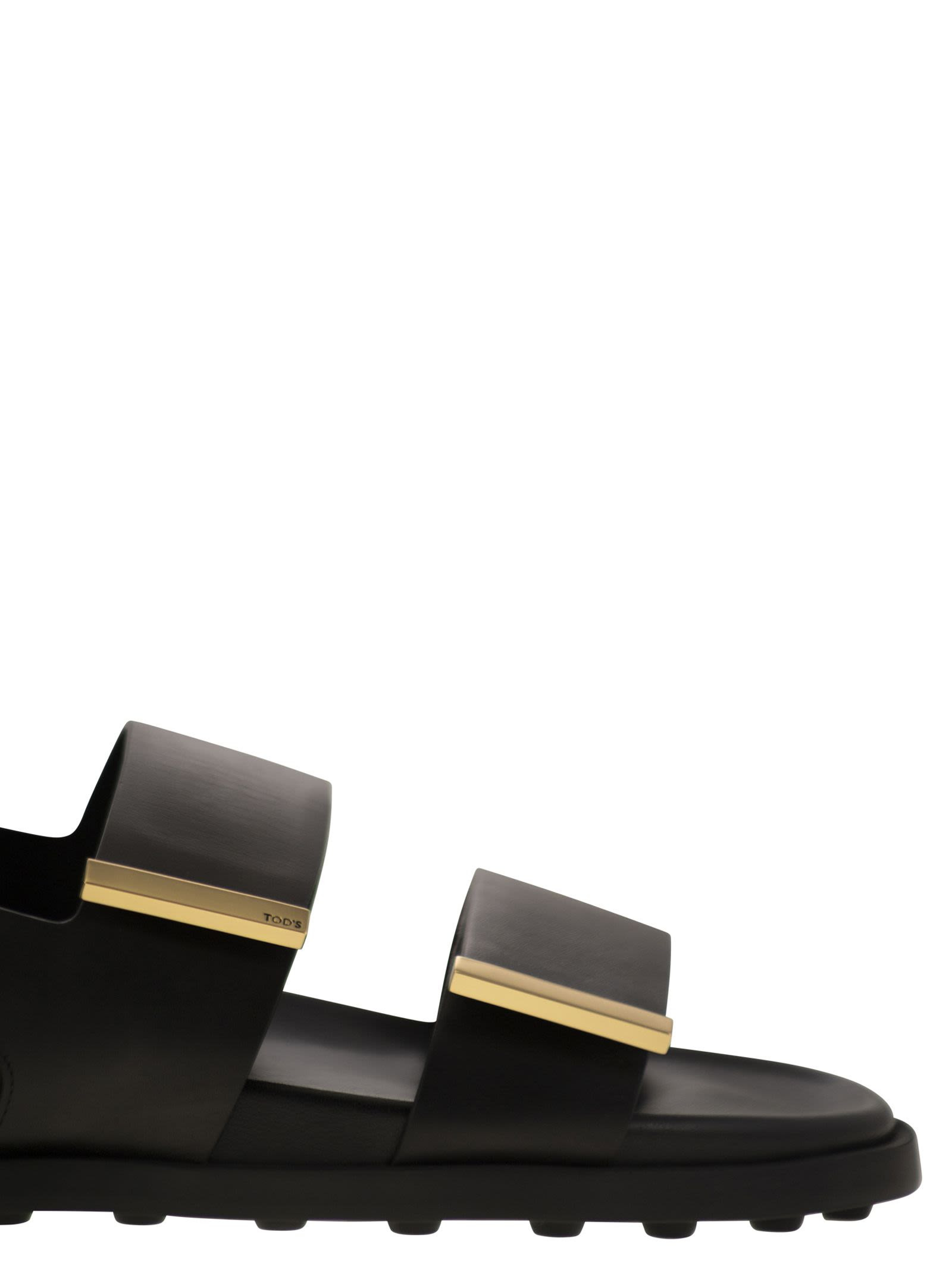 Tod's Women Sandal With Two Leather Straps - 6