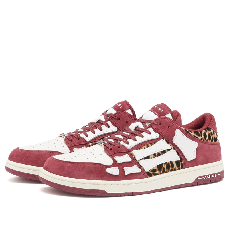 AMIRI AMIRI Leopard Skel Top Low Sneaker outlook