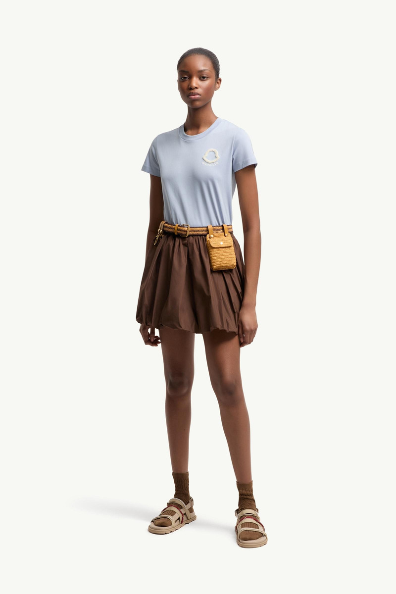 Moncler Embroidered Logo Cotton T-Shirt outlook