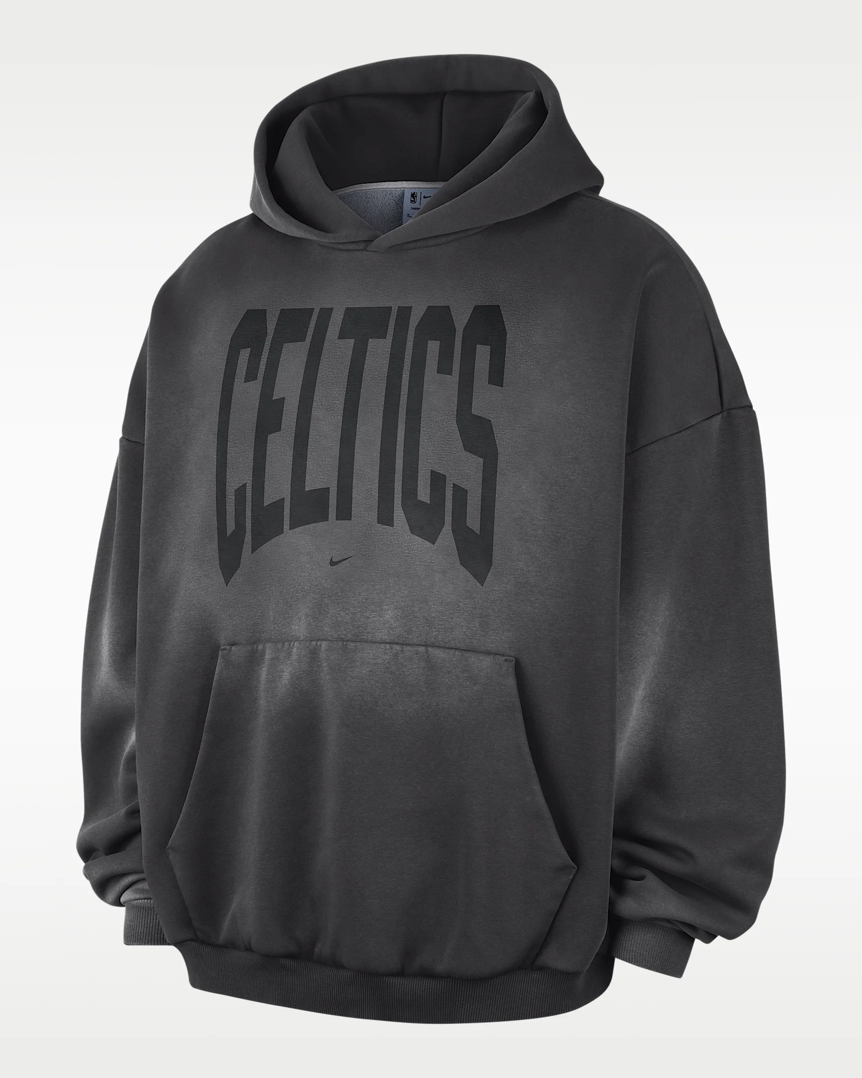 Boston Celtics Standard Issue Men's Therma-FIT Fleece Washed Basketball Hoodie - 1