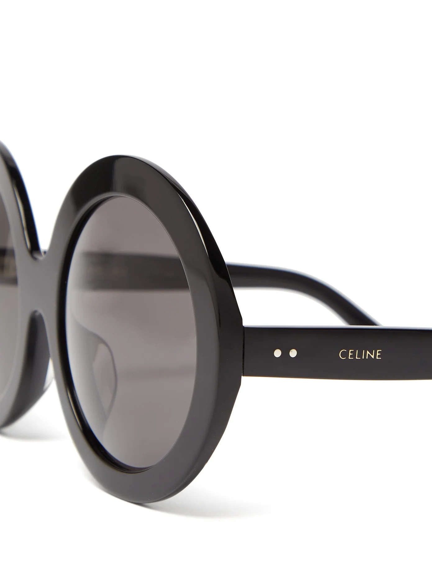 Oversized round acetate sunglasses - 6